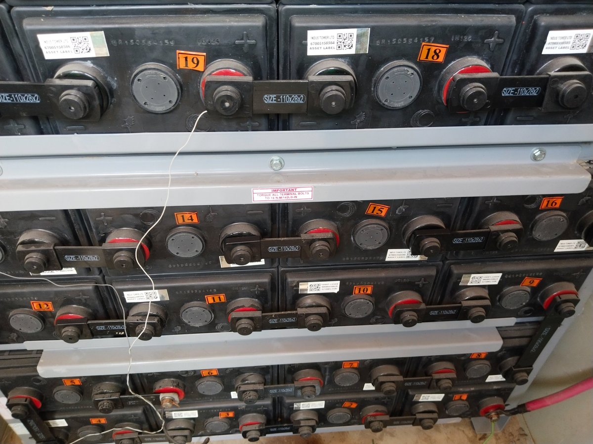 Battery power backup setup